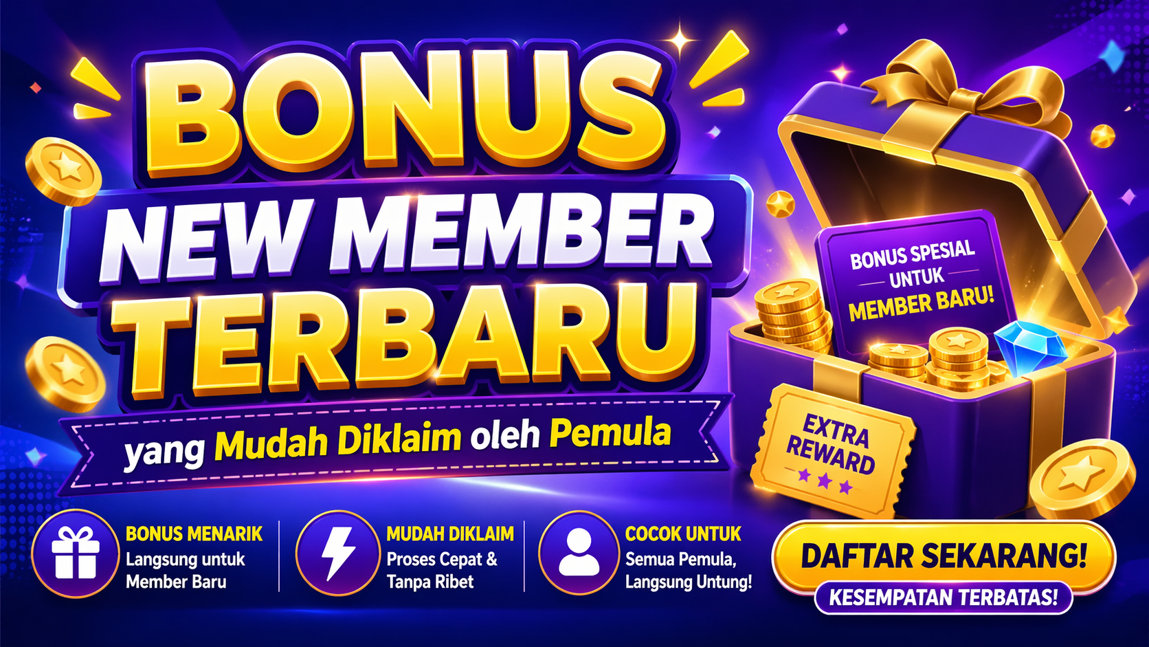 Situs Slot Bonus New Member Terpercaya dengan Sistem Aman
